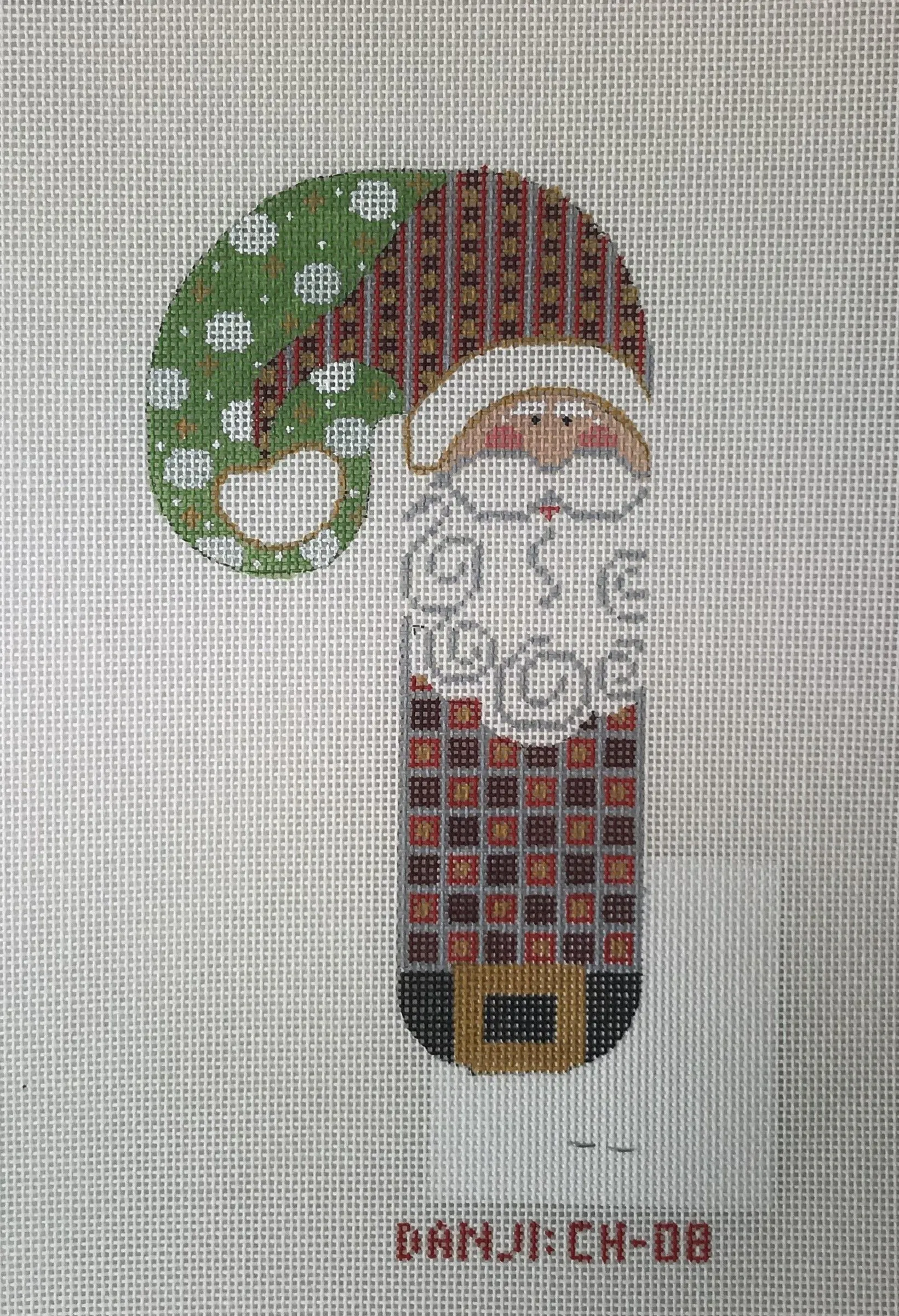 * Danji CH08 Checkered Santa Candy Cane