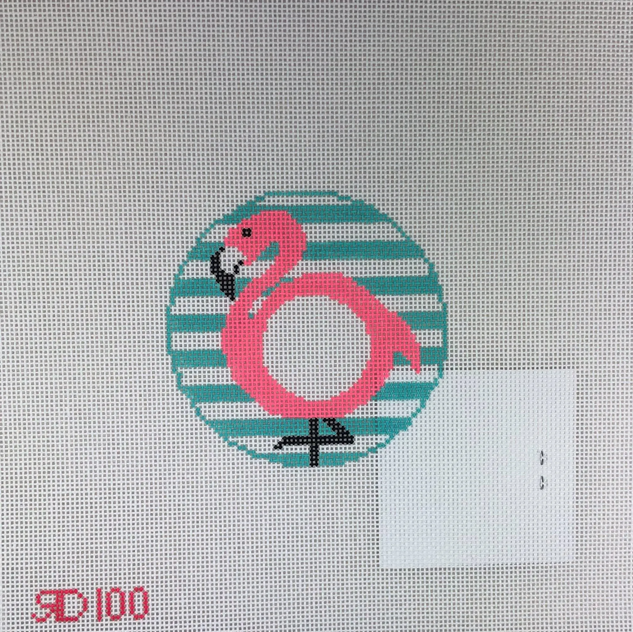 * Rachel Donley Needlepoint RD100 Flamingo and Charts