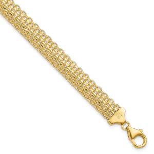 14k Yellow Gold Polished Bracelet