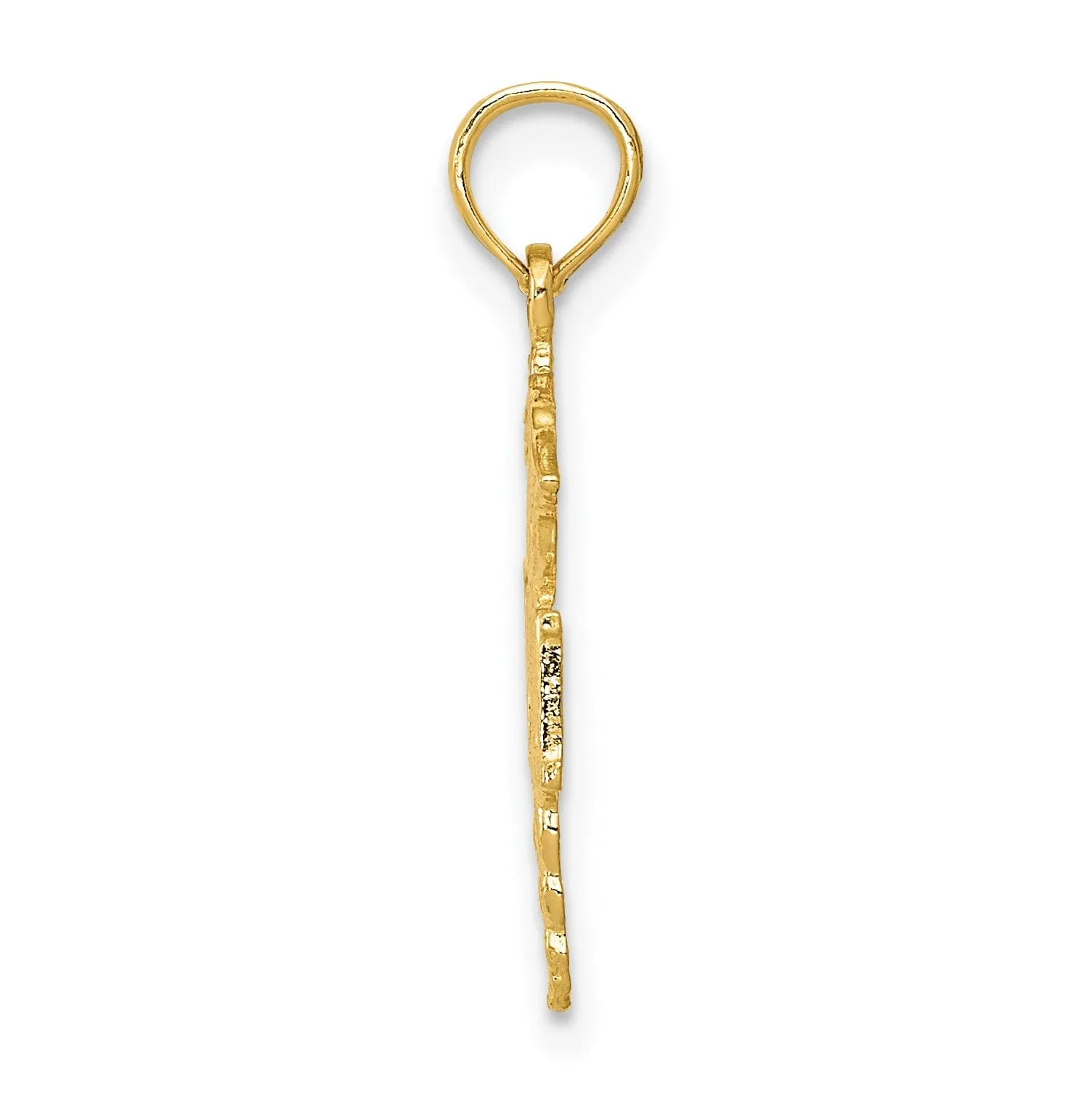 14k Yellow Gold Polished Finish R.N. Pendant