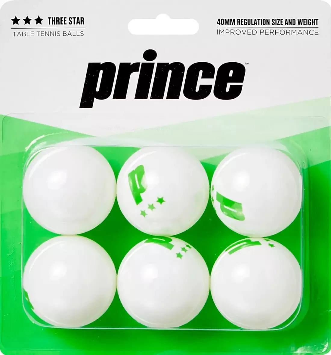 3 Star Table Tennis Ball - 6 Pack