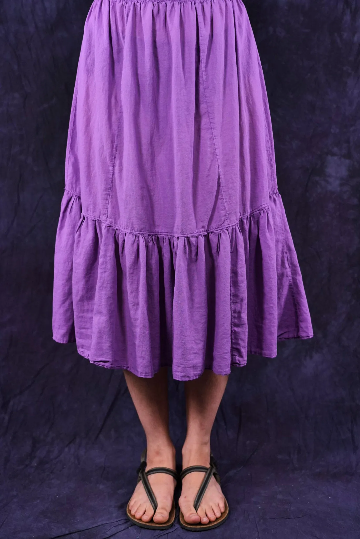 4191 Lawn Gather Skirt Violet