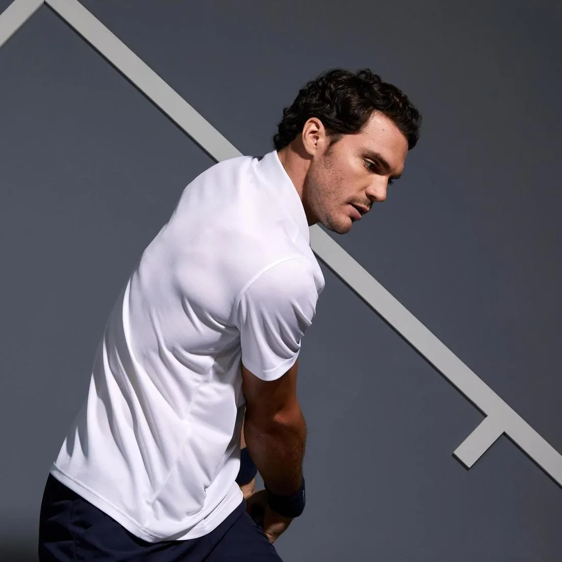 700 Tennis Badminton Padel Table Tennis and Squash Polo Shirt - Navy