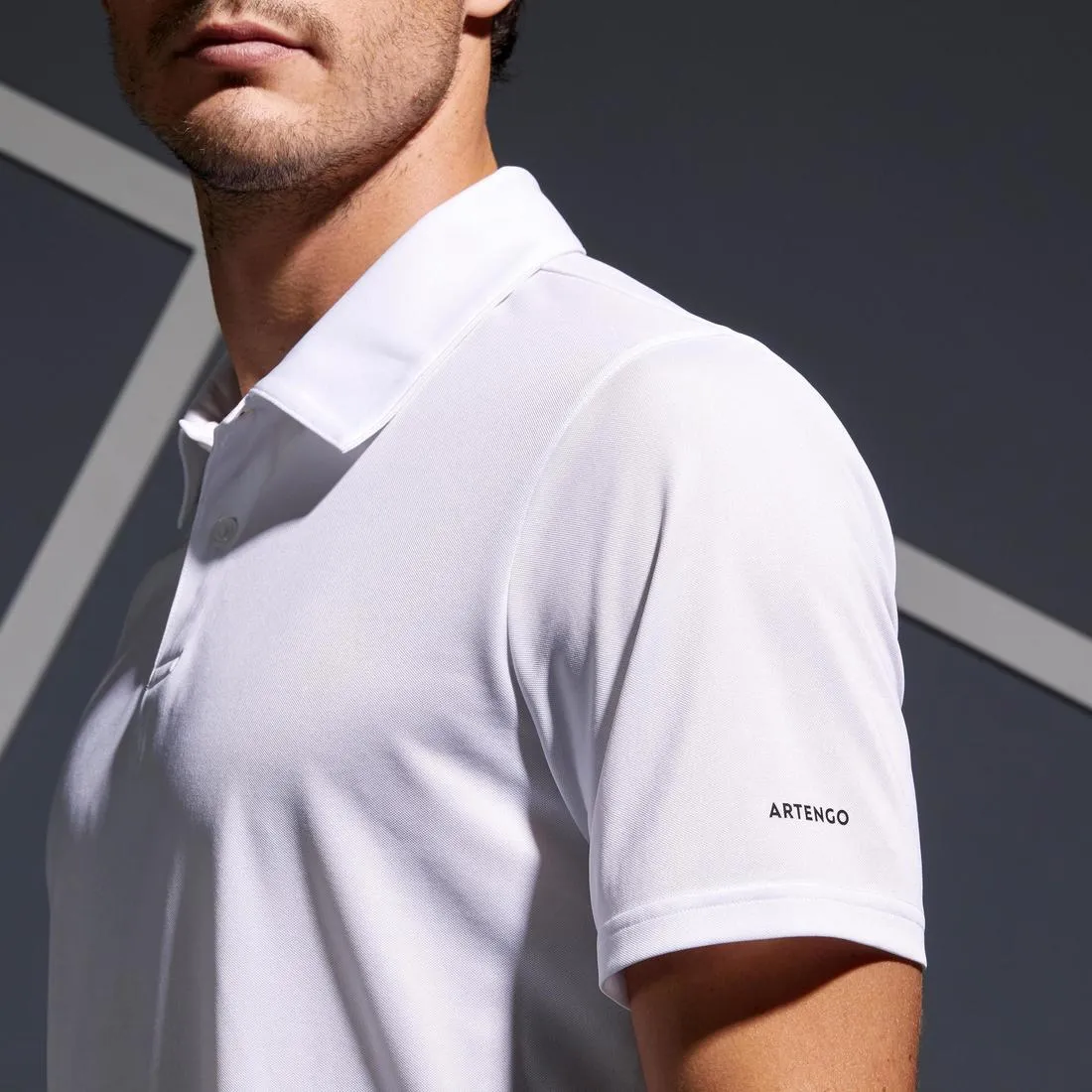 700 Tennis Badminton Padel Table Tennis and Squash Polo Shirt - Navy