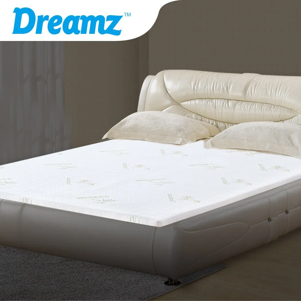 8cm Thickness Cool Gel Memory Foam Mattress Topper Bamboo Fabric King