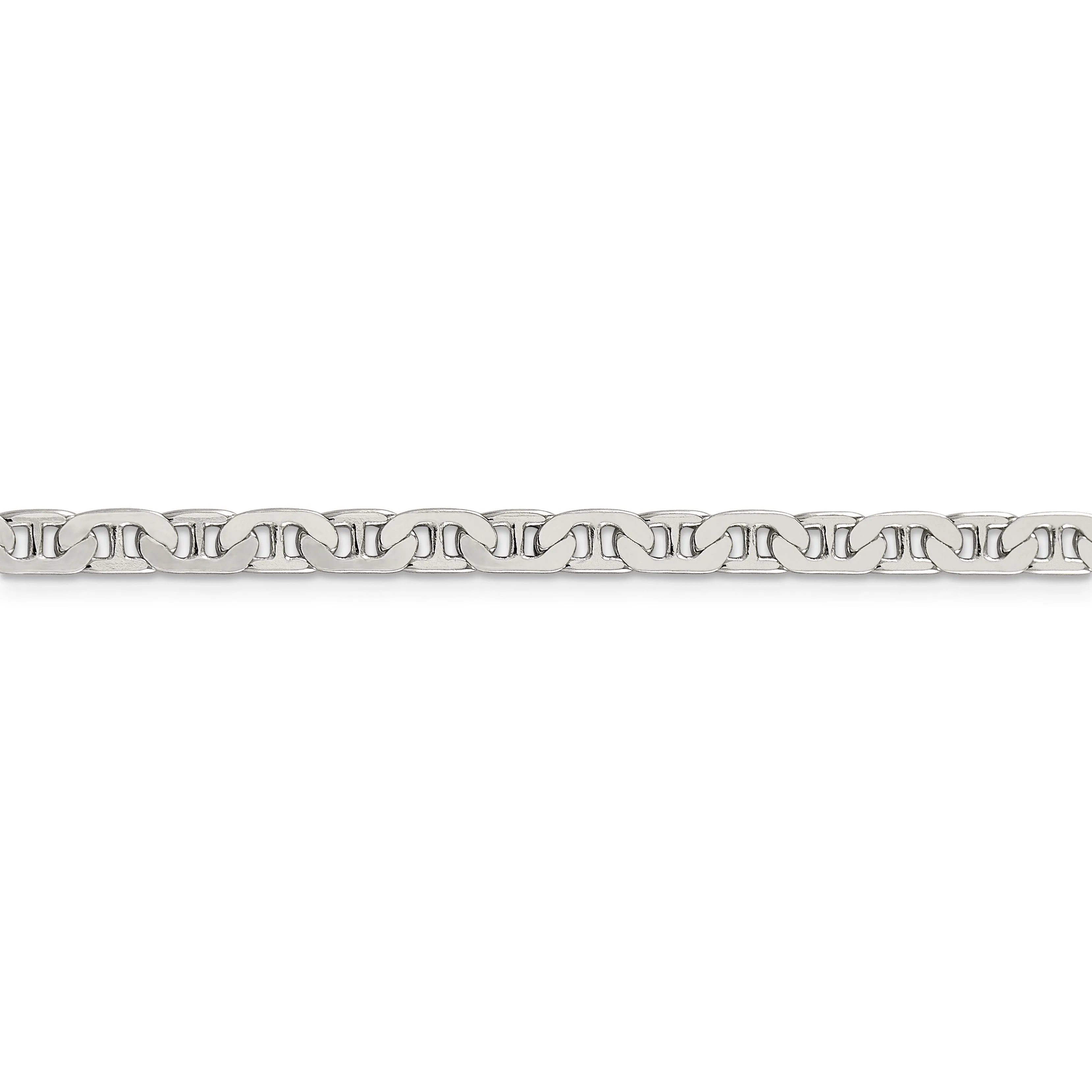 925 Silver Polished Finish 4.50-mm Width Anchor Chain