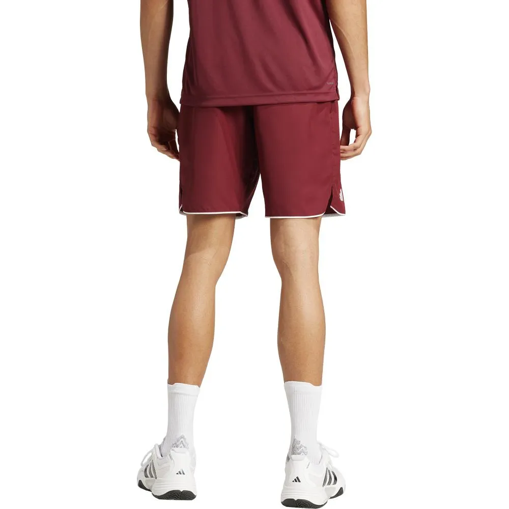 adidas Men's Club 7" Short - Shadow Red