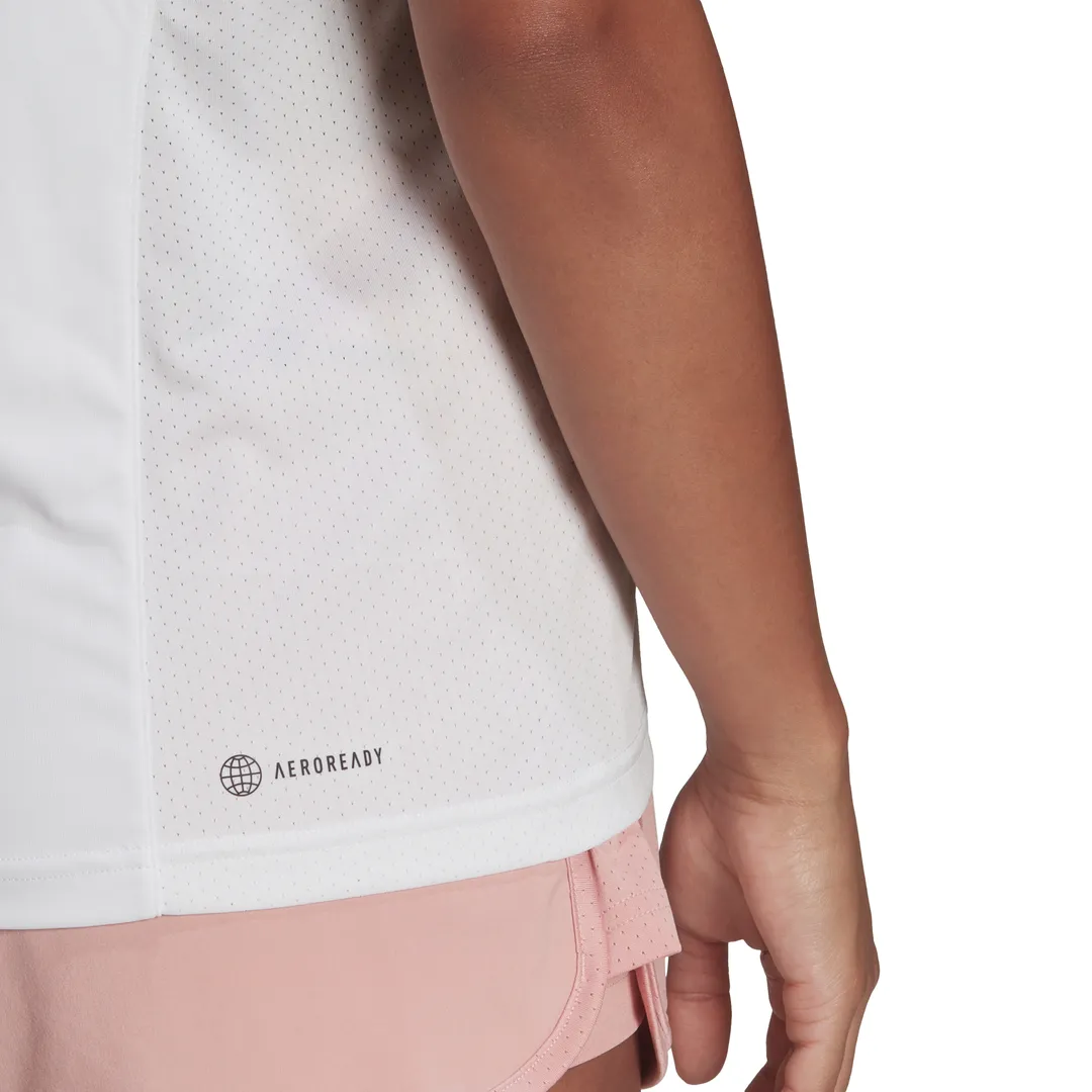 adidas Women's Club Tennis Top (White/Grey Two)