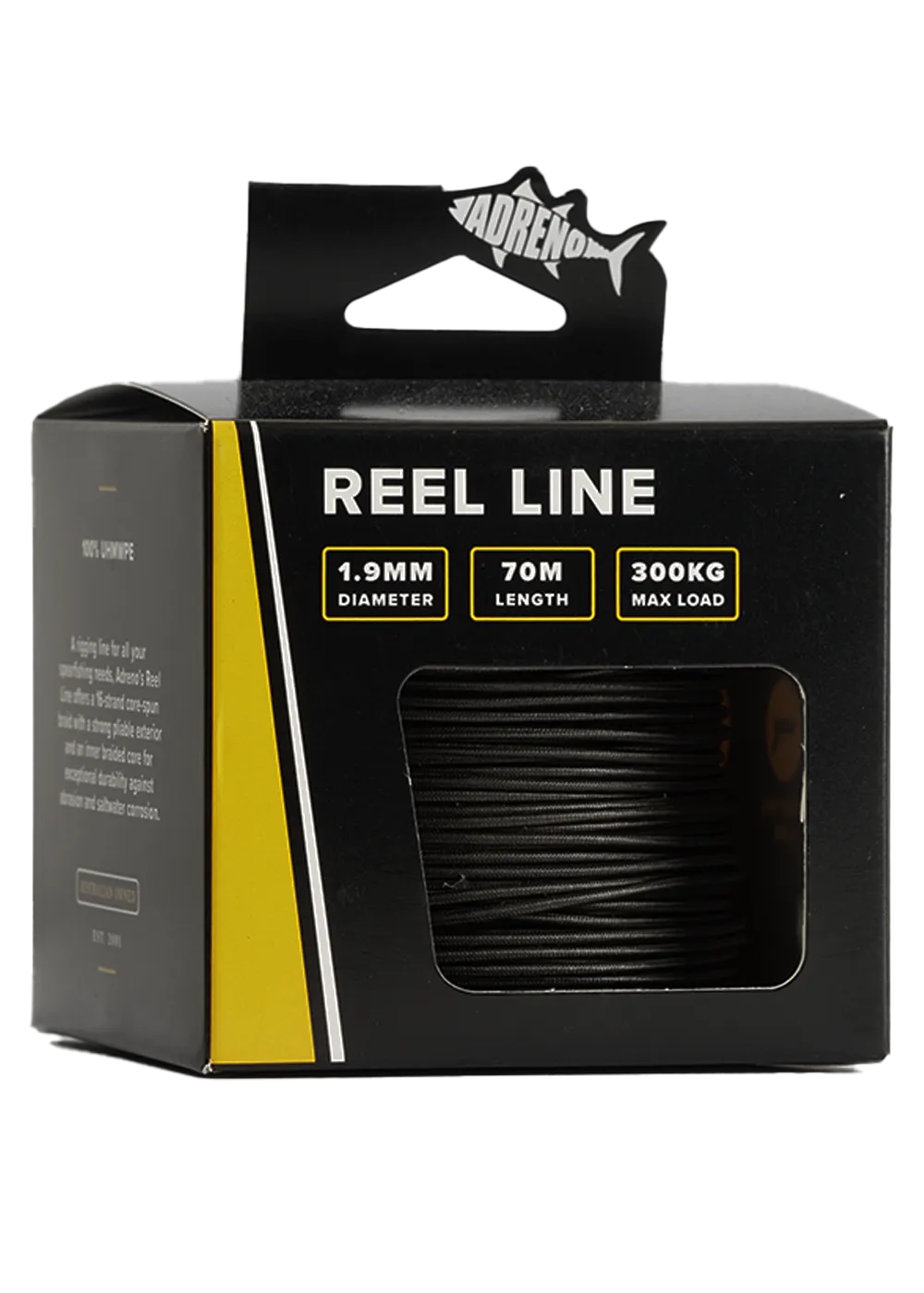Adreno 1.9mm Reel Line - 70m - Black