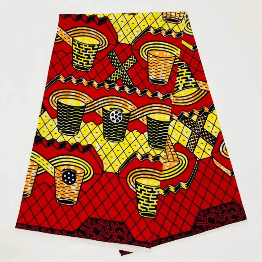 African  Kitenge Ankara Wax Print Strapless Dress With Slit