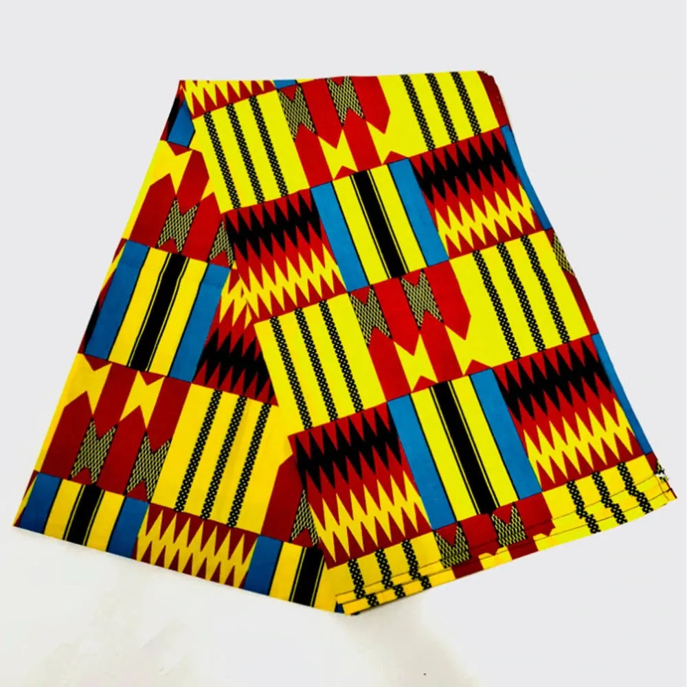 African  Kitenge Ankara Wax Print Strapless Dress With Slit