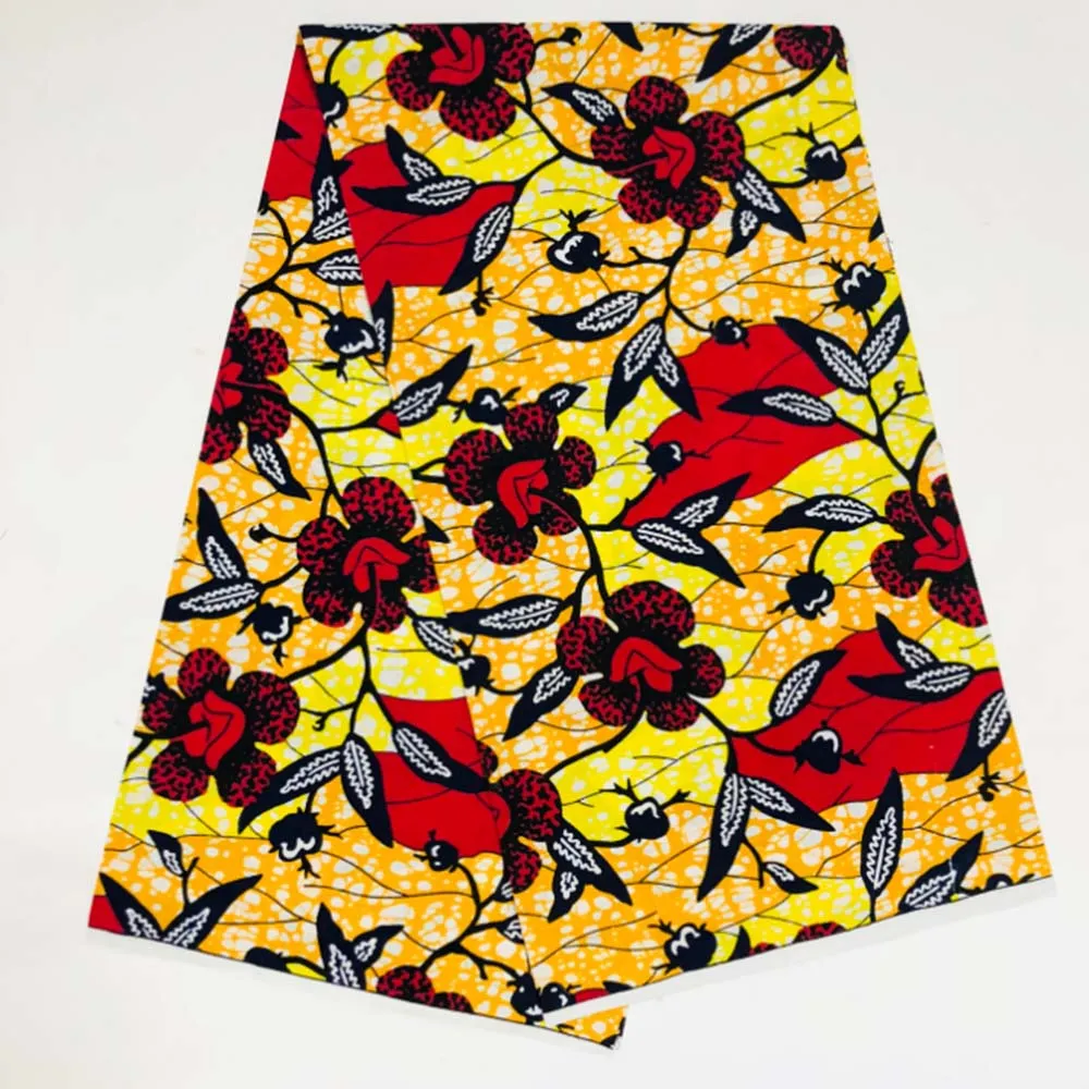 African  Kitenge Ankara Wax Print Strapless Dress With Slit
