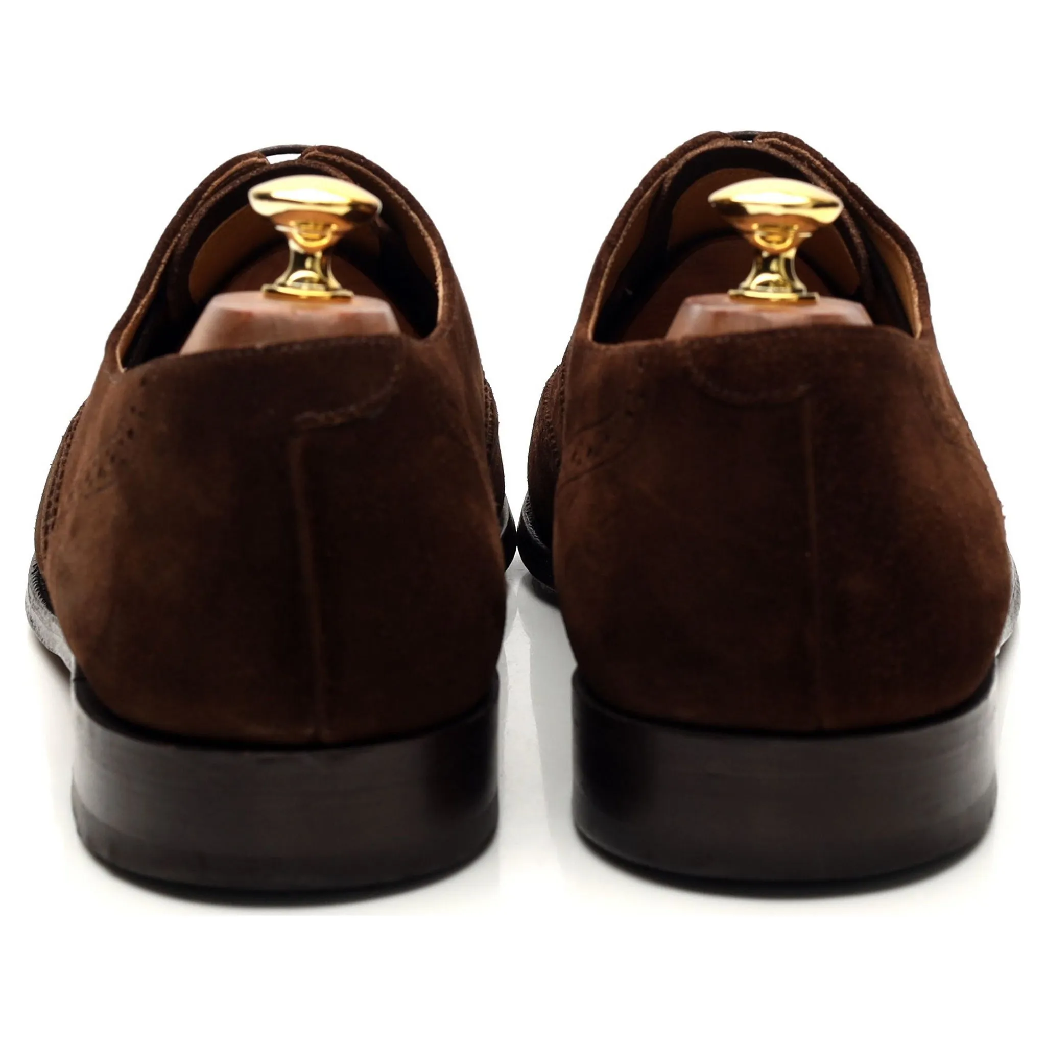 'Albert' Brown Suede Oxford Brogues UK 10 G