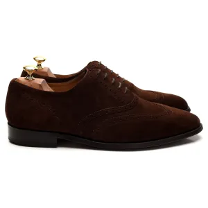 'Albert' Brown Suede Oxford Brogues UK 10 G
