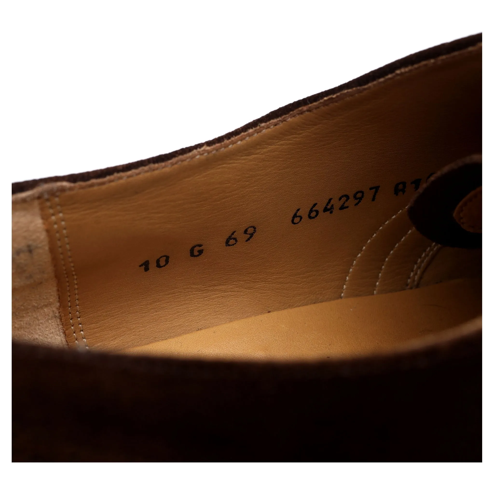 'Albert' Brown Suede Oxford Brogues UK 10 G