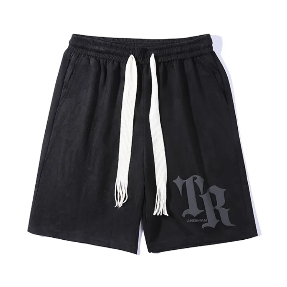 American Foam Alphabet Suede Shorts