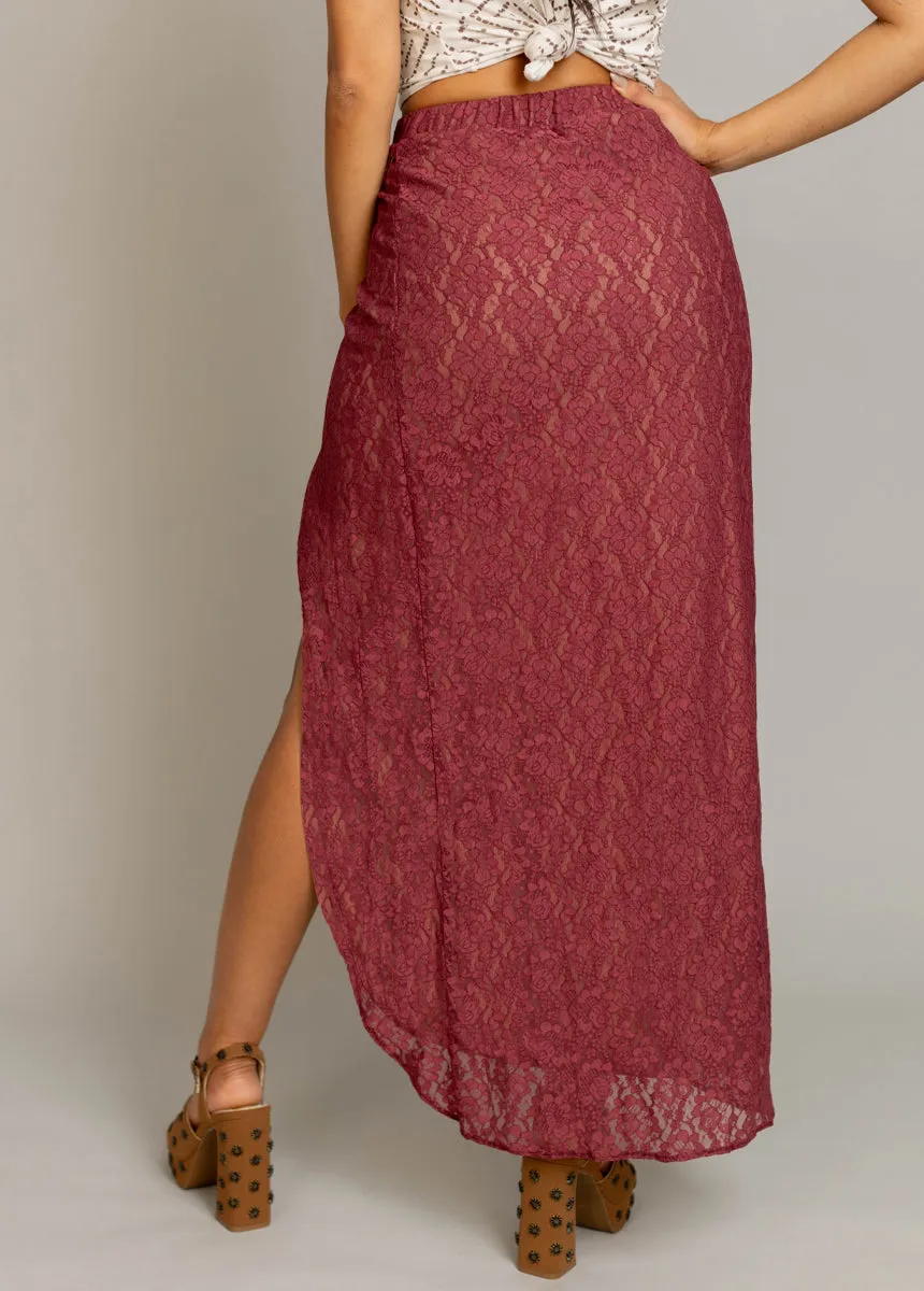 Anita Skirt in Deep Rose