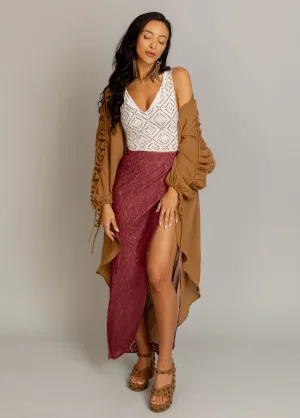 Anita Skirt in Deep Rose