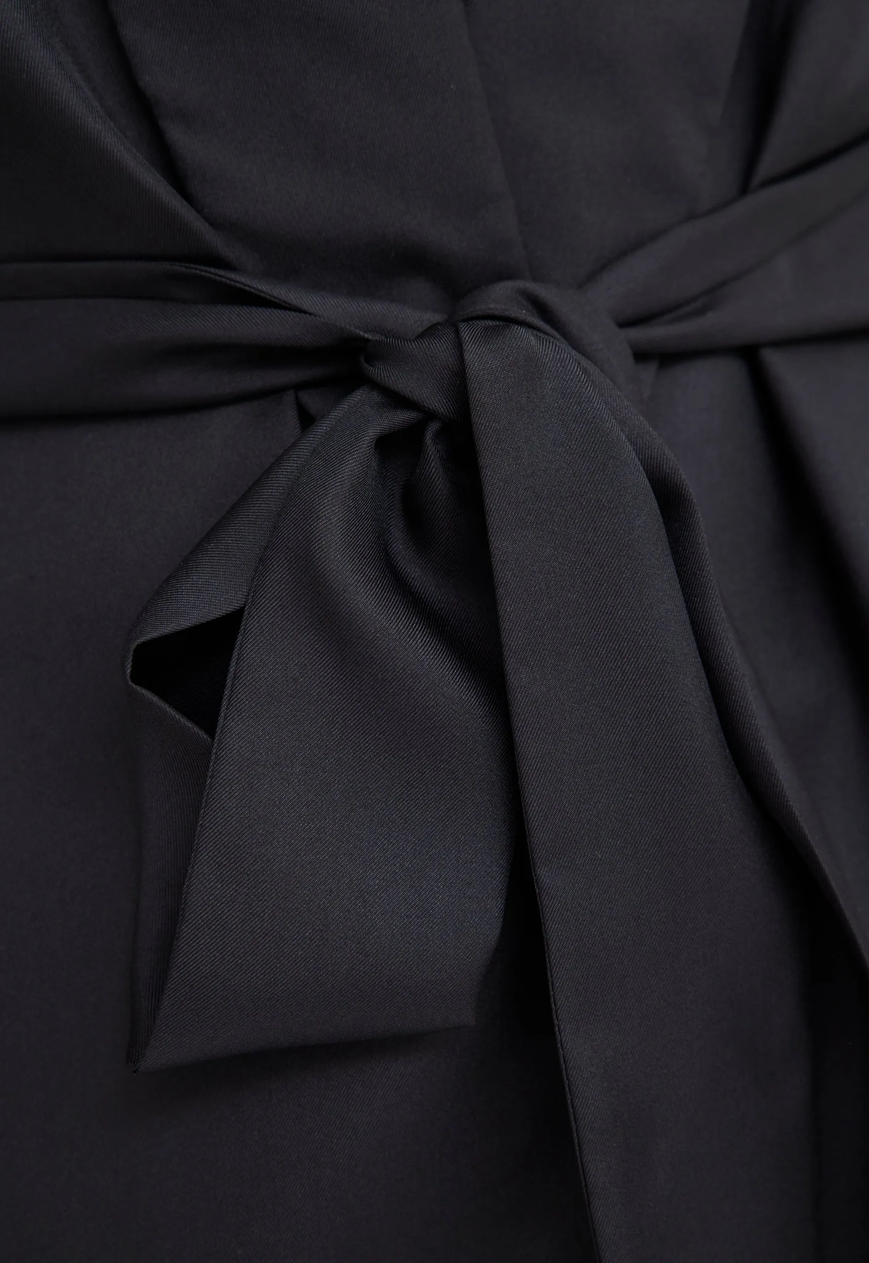 Ansel Silk Jacket - Black