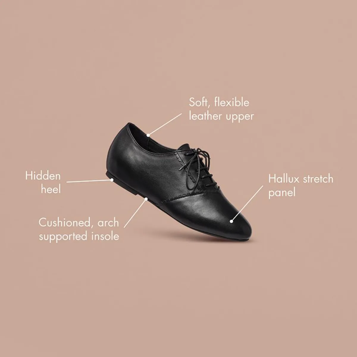Aster - Black Leather