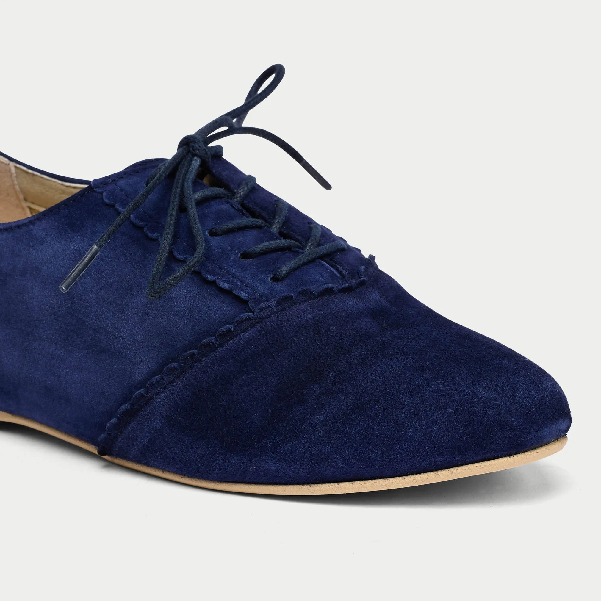 Aster - Navy Suede