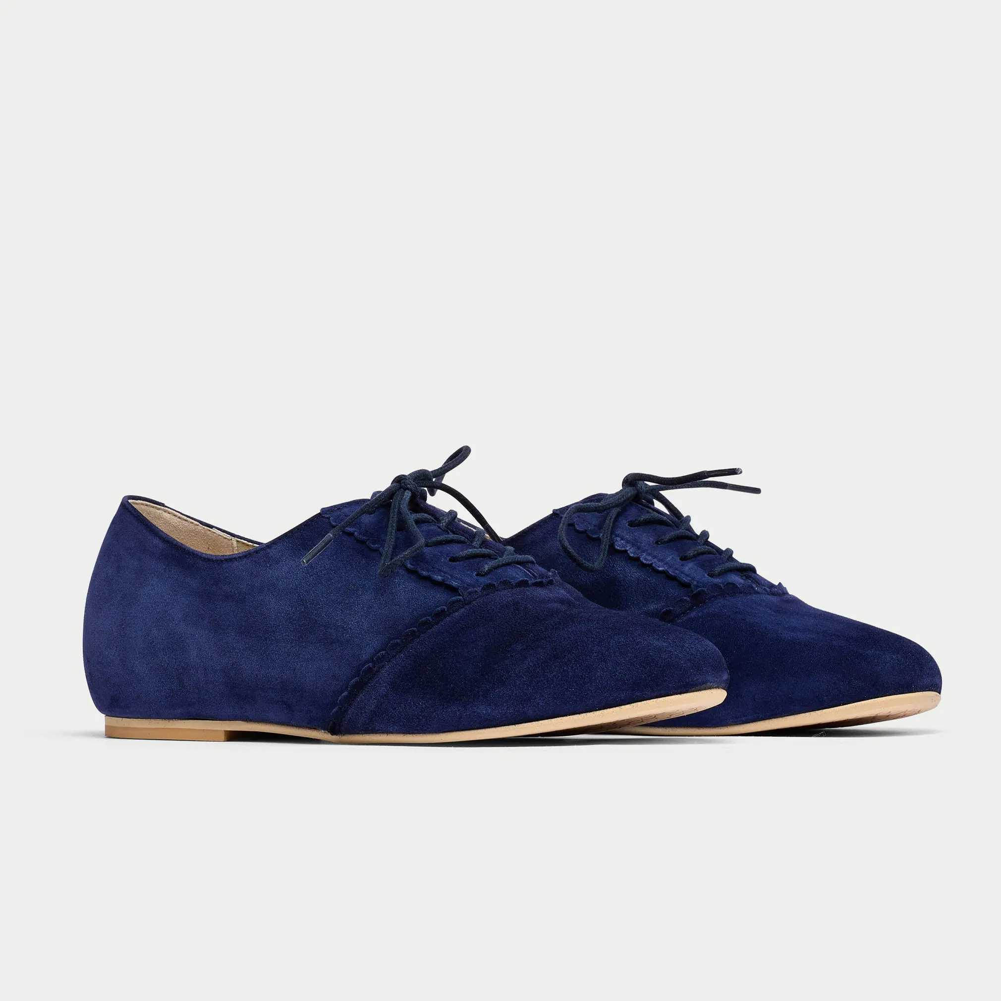 Aster - Navy Suede