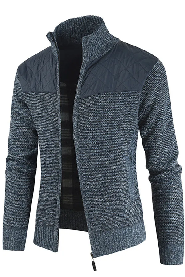 Autumn and winter sweater men's cardigan loose plus fleece thick all-match casual jacket