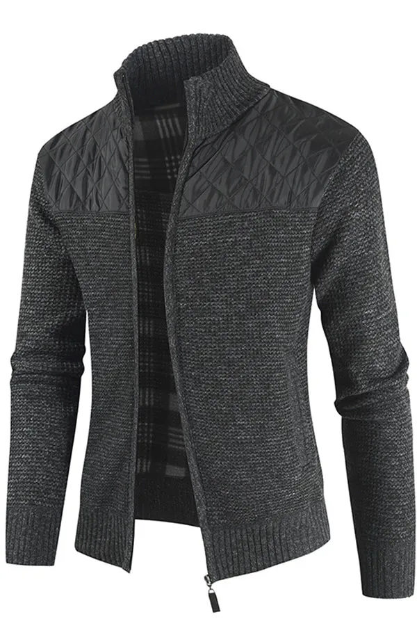 Autumn and winter sweater men's cardigan loose plus fleece thick all-match casual jacket