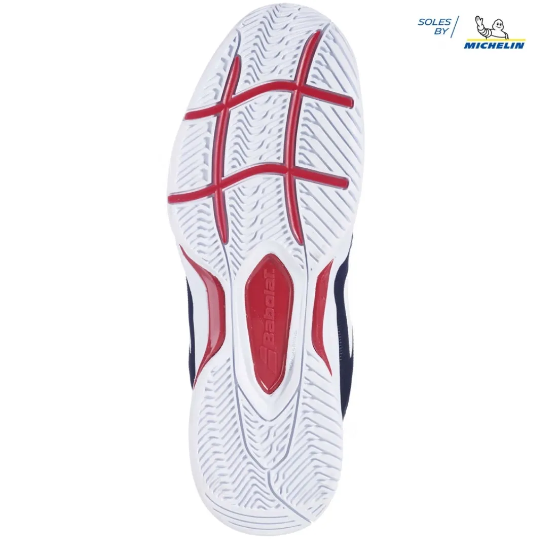 BABOLAT Men's SFX3 All Court (Black/Poppy) Wide
