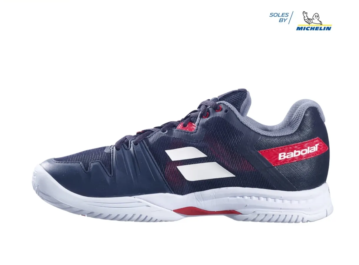 BABOLAT Men's SFX3 All Court (Black/Poppy) Wide