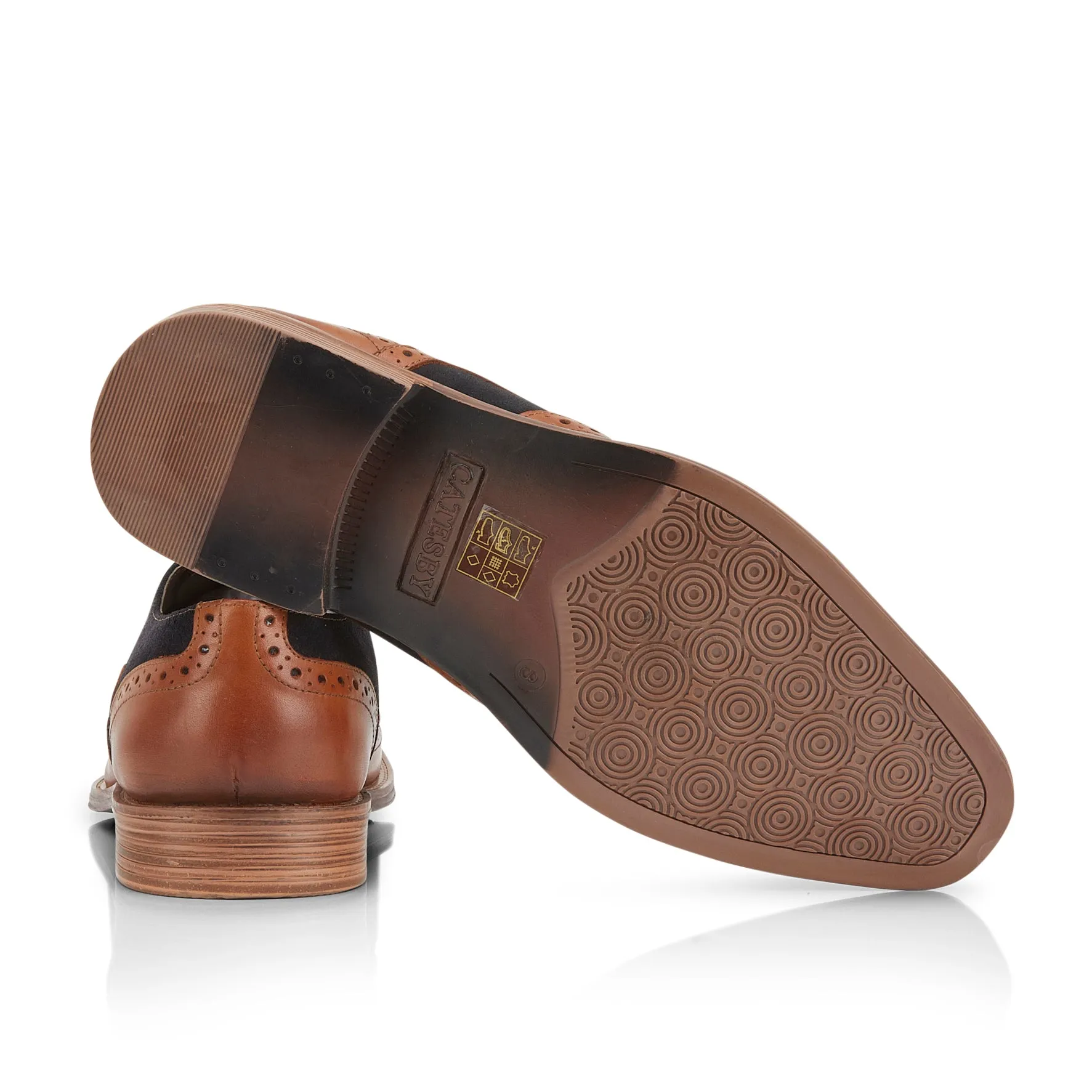 Balmoral Men's Brogue Shoes - Tan