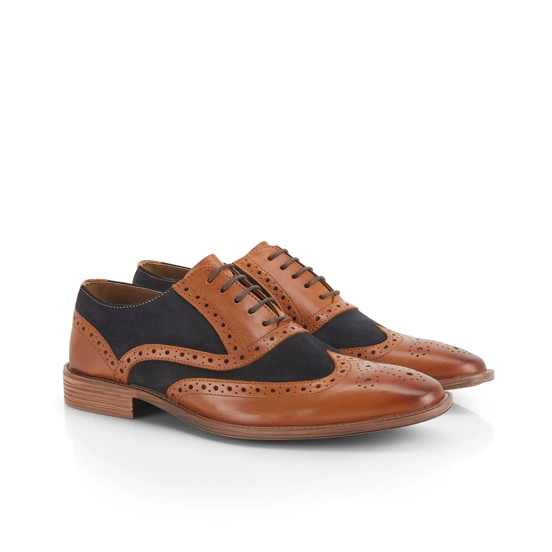 Balmoral Men's Brogue Shoes - Tan