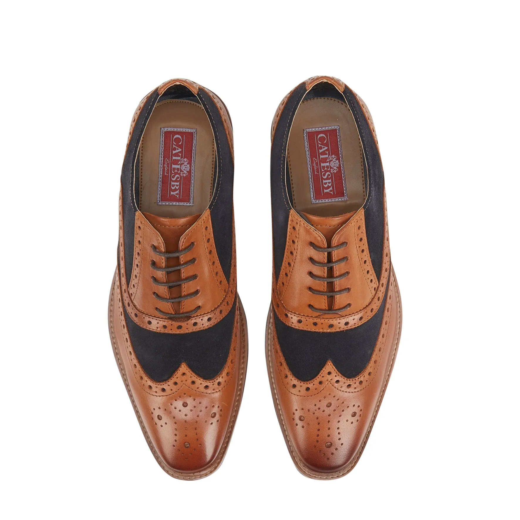 Balmoral Men's Brogue Shoes - Tan