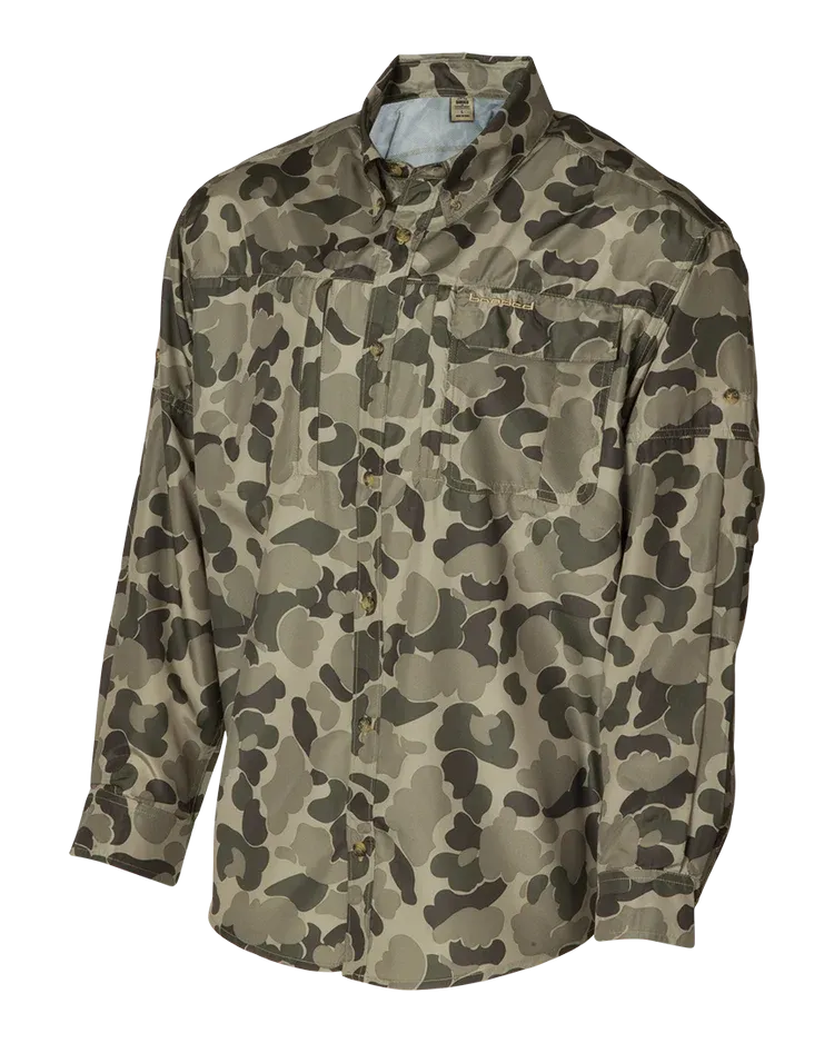 Banded ACC OTL Fishing Shirt- Old School Pine Camo
