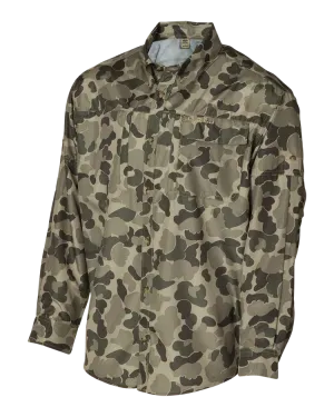 Banded ACC OTL Fishing Shirt- Old School Pine Camo