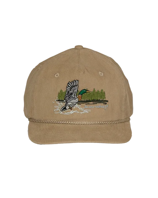 Banded Corduroy Goat Rope Cap