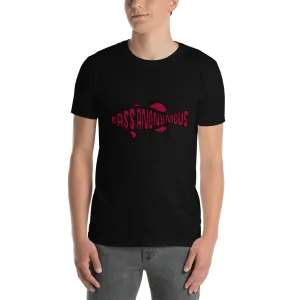 Bass Anonymous Grunge Swim Logo Black/Red Short-Sleeve T-Shirt