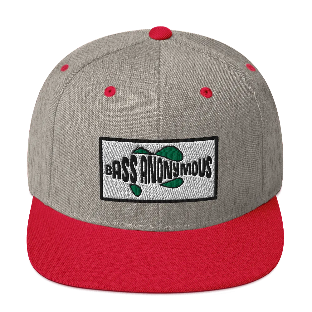 Bass Anonymous Snapback Hat SwimLogo Patch