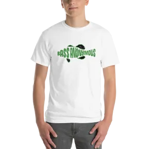 BassAnonymous Short Sleeve T-Shirt Green/Black Fins Grunge Style