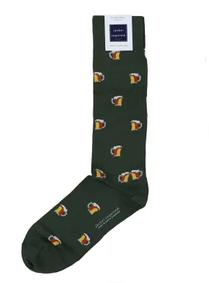 Beer Mugs Mid Calf Socks