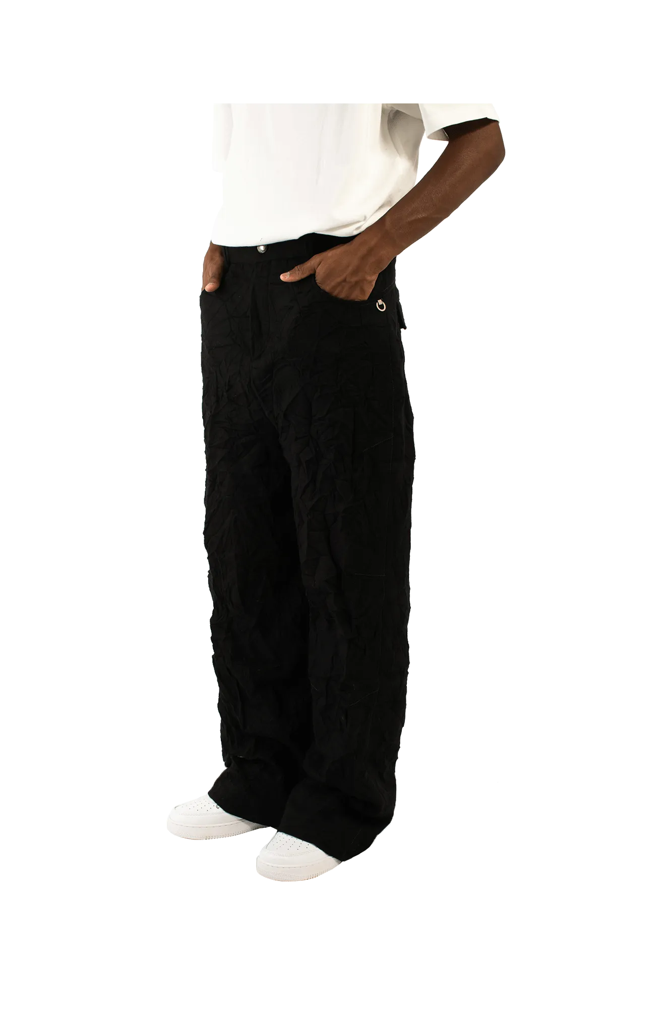 Belfort Wool Wide Leg Trousers