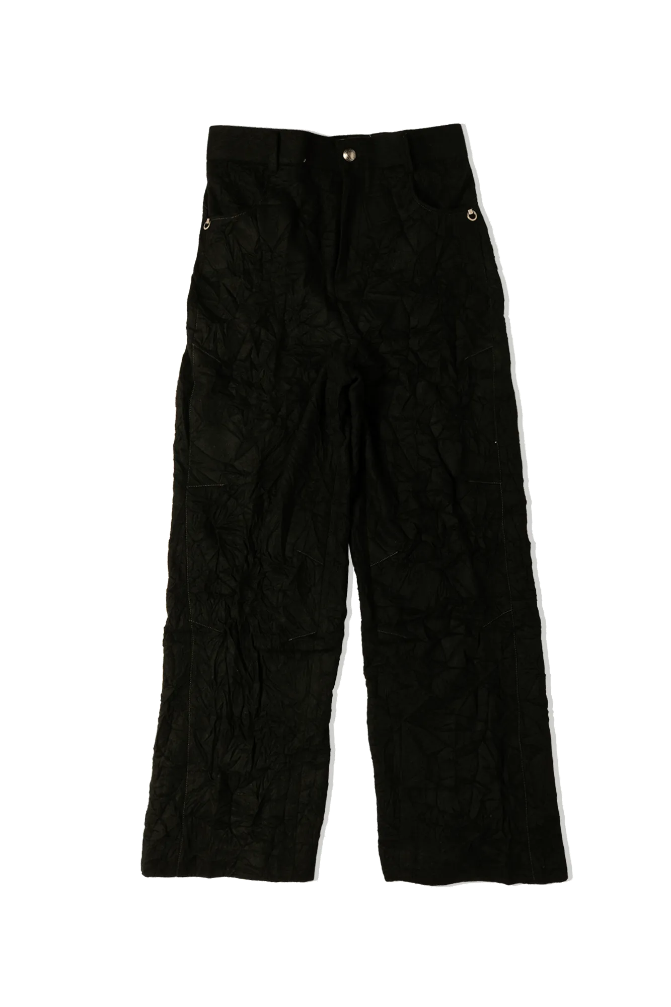 Belfort Wool Wide Leg Trousers