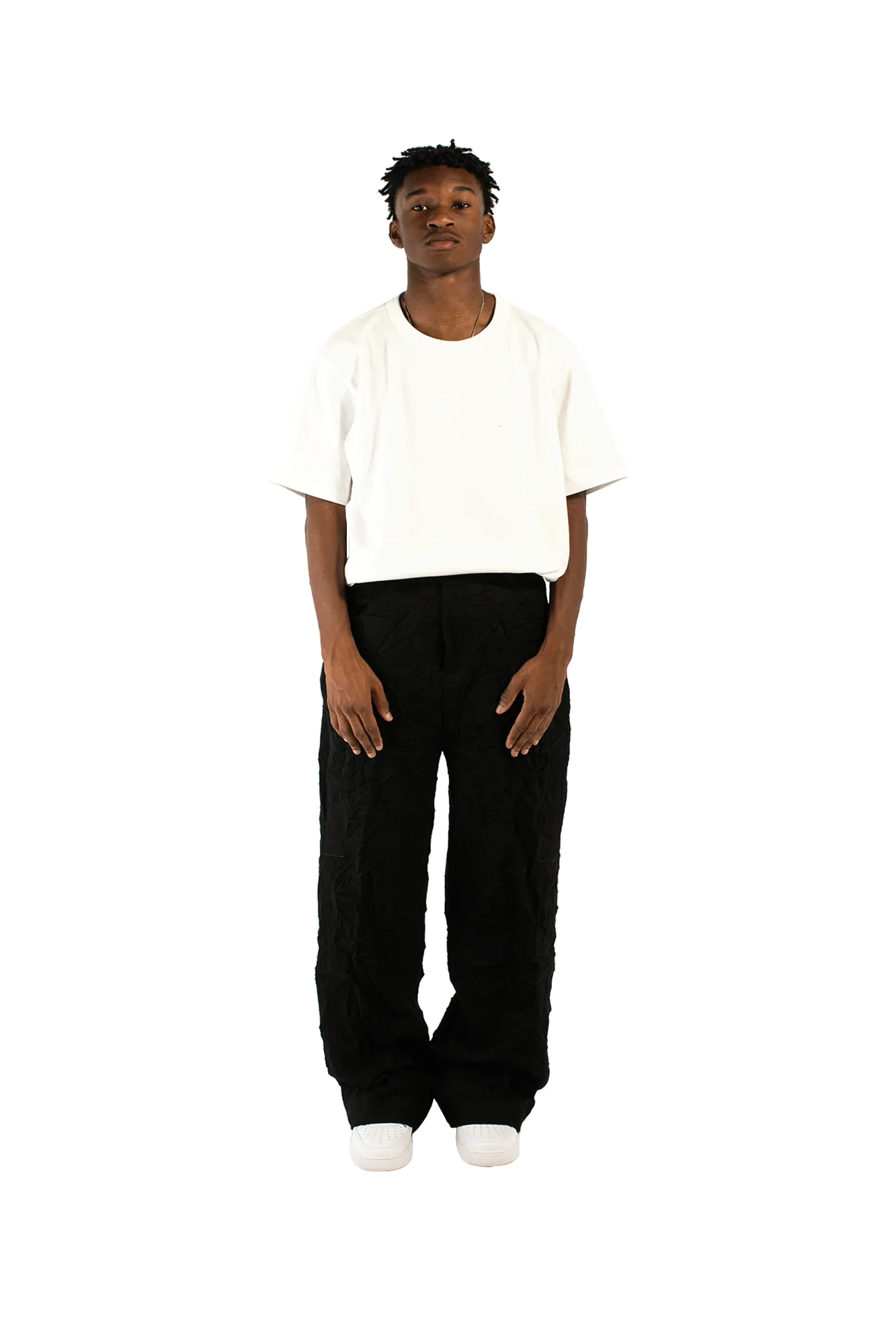 Belfort Wool Wide Leg Trousers