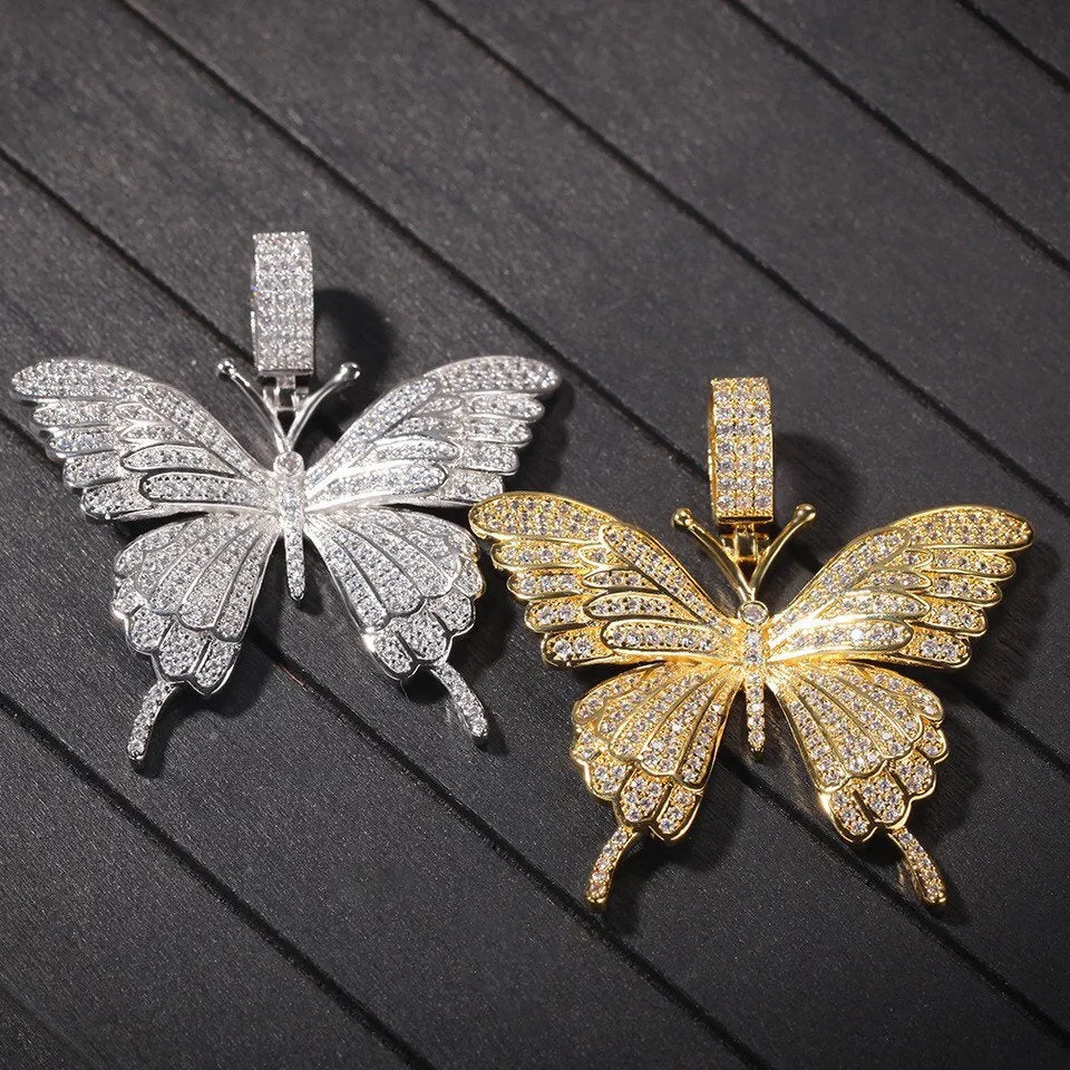 bling butterfly , butterfly  necklace,butterfly necklace and cz butterfly pendant ,Christmas gift, butterfly pendant , butterfly choker
