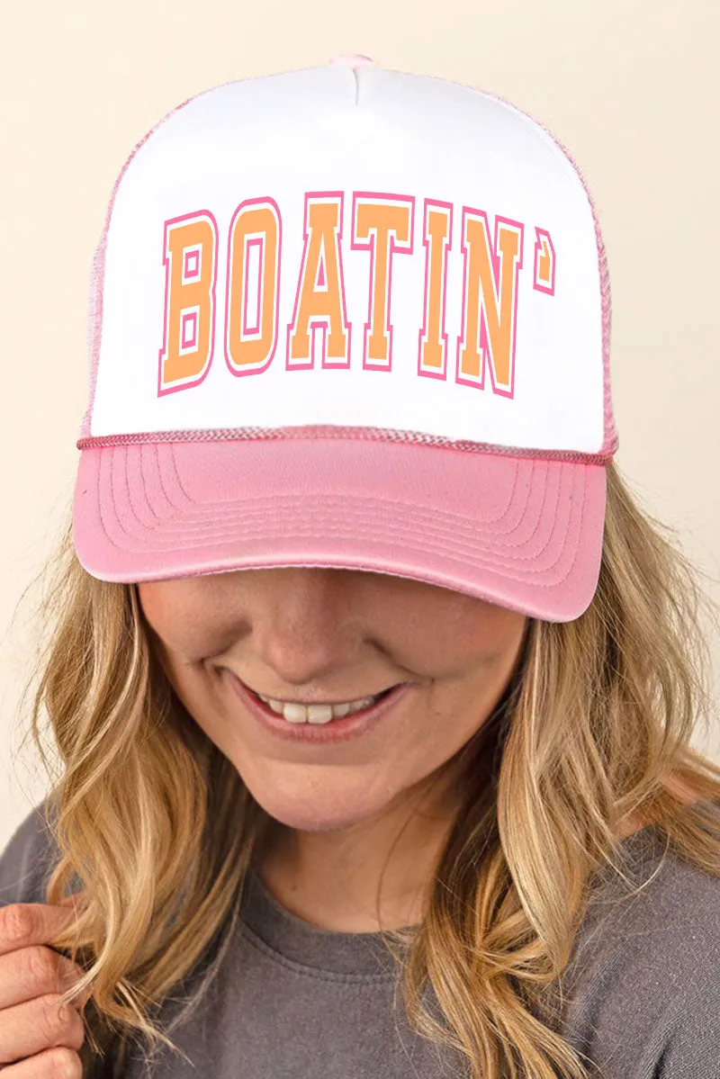 Boatin' Foam Mesh Back Trucker Cap