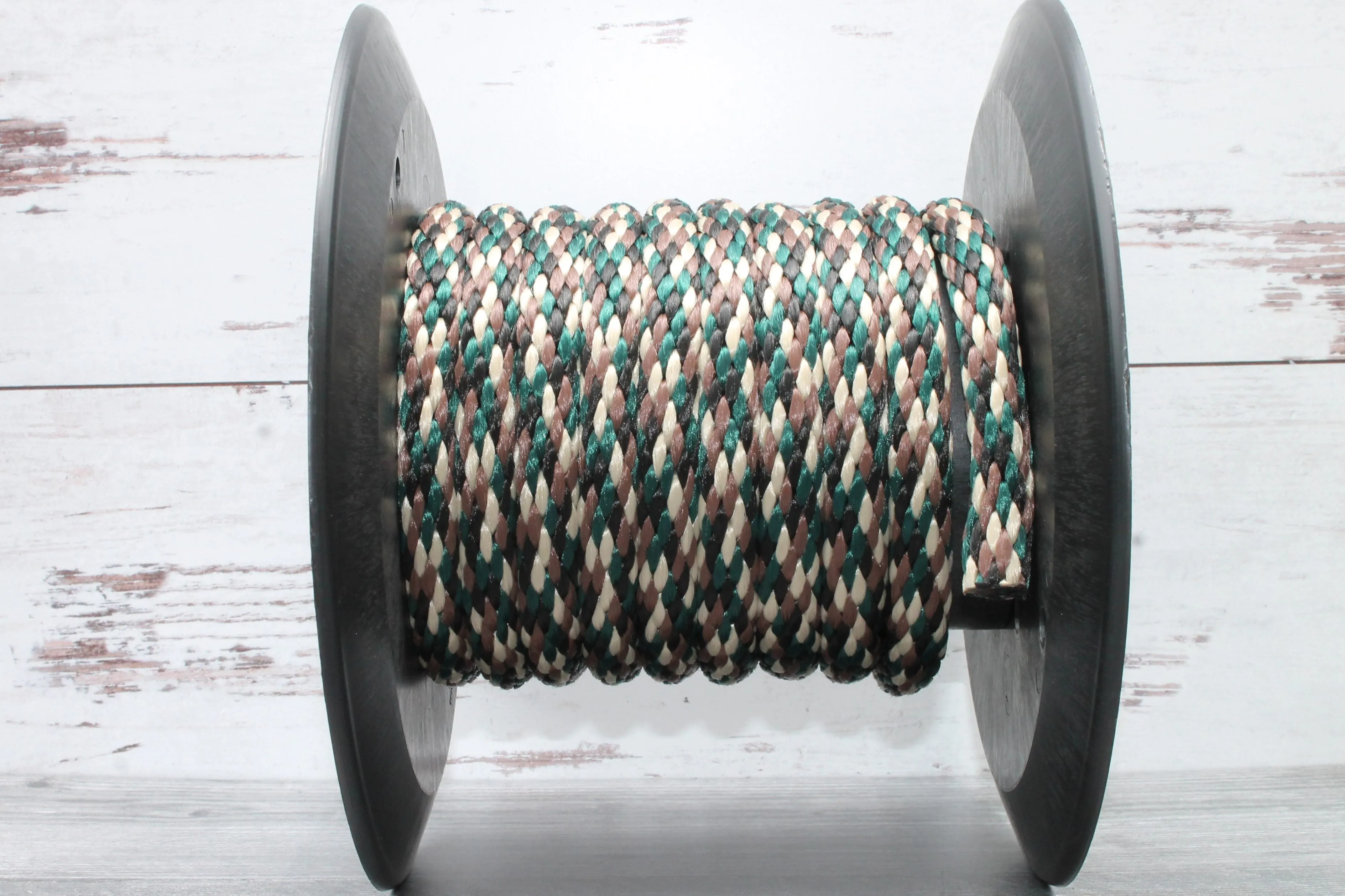 Camo Solid Braided Multifilament Polypropylene Rope