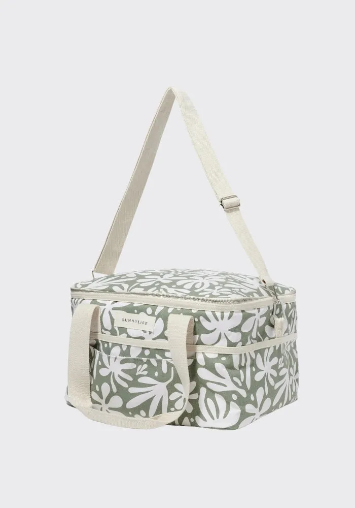 Canvas Cooler Bag The Vacay Olive