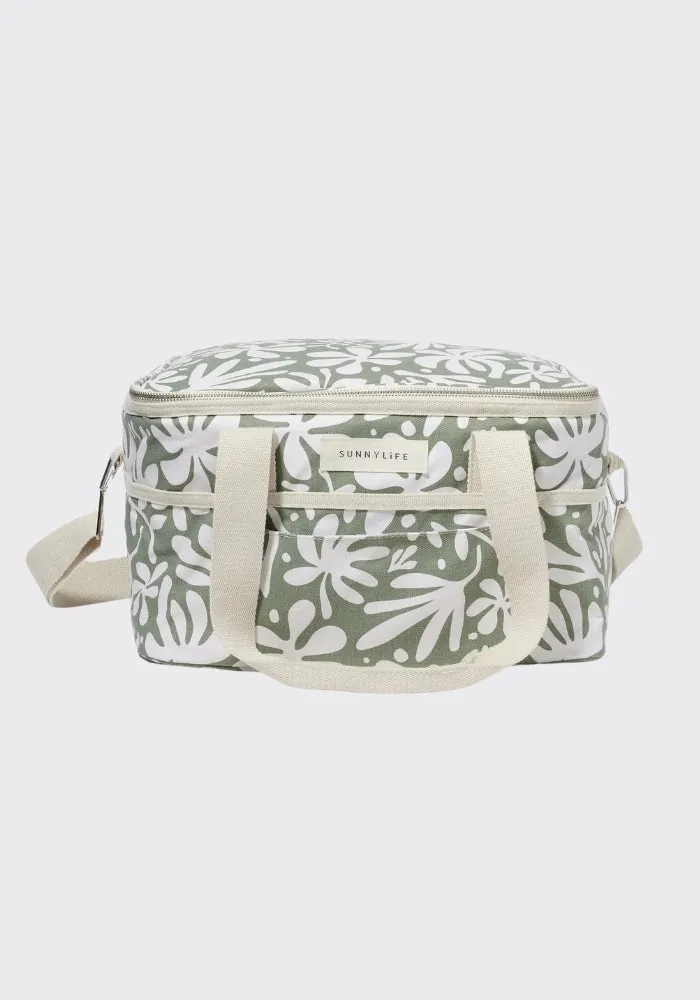 Canvas Cooler Bag The Vacay Olive