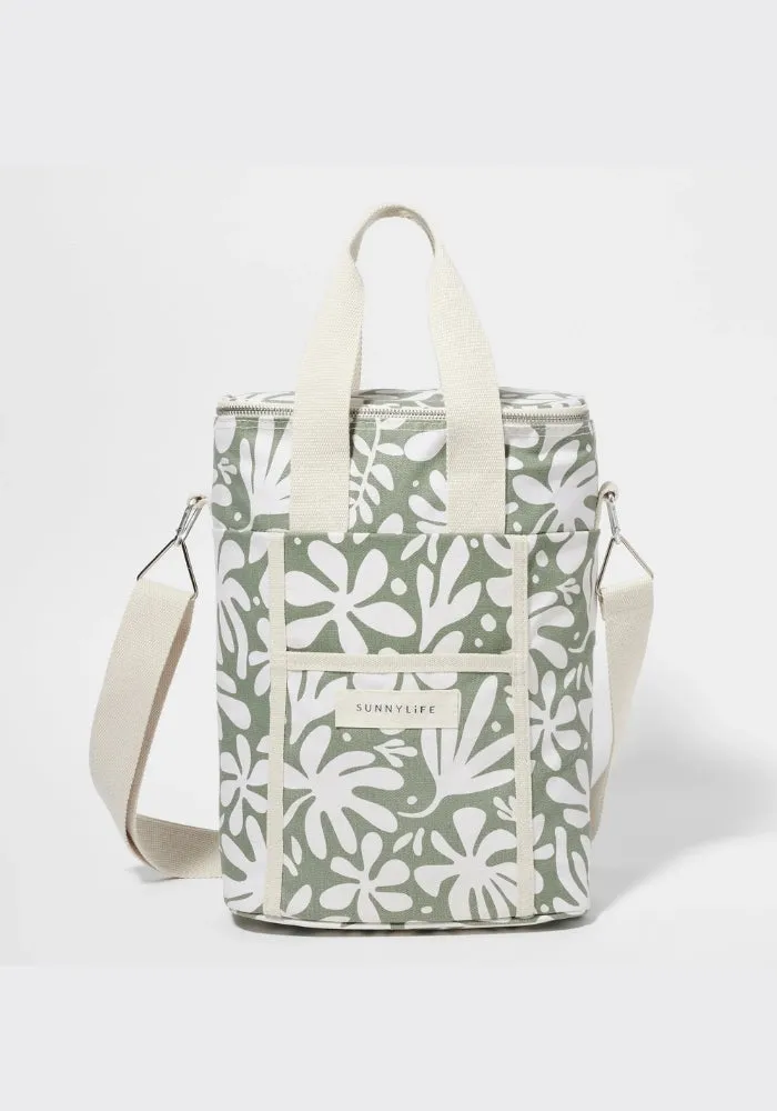 Canvas Drinks Cooler Bag The Vacay Olive