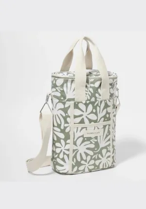 Canvas Drinks Cooler Bag The Vacay Olive